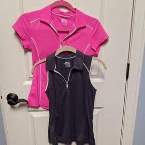 Two golf shirts.  Perfect condition